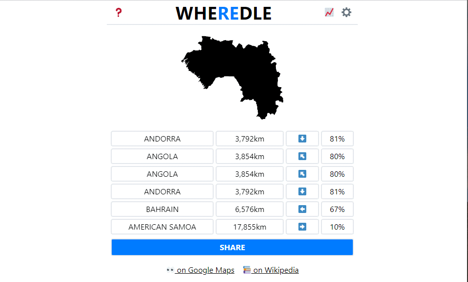 wheredle